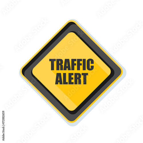Free Download Traffic Alert sign illustration - GFXLoad