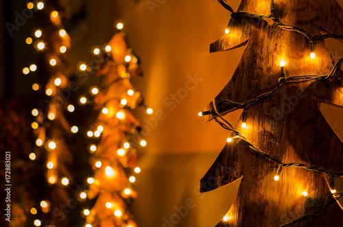 Weihnachten Beleuchtung Tannenbaum