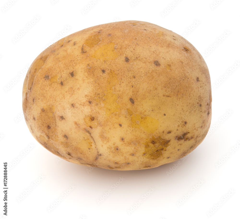 new potato tuber isolated on white background cutout new potato tuber isolated on white background cutout