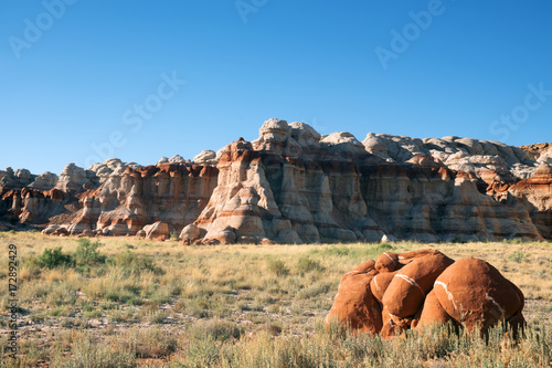 фотографія Eroded cliff face, Blue Canyon, Hopi Indian Reservation, Arizona
