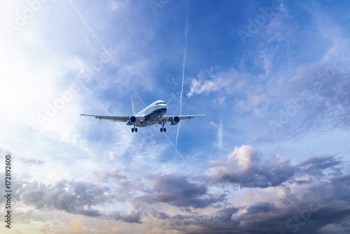 Airbus A-320 during landing