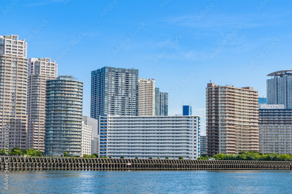 豊洲の高層マンション群 豊洲の高層マンション群