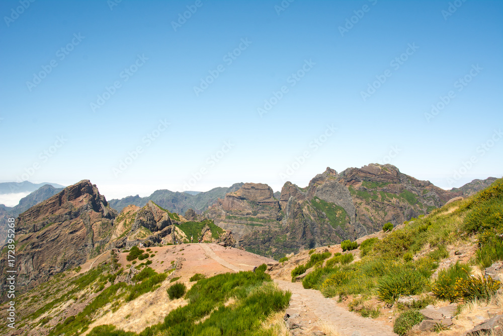 Bergweg auf Madeira