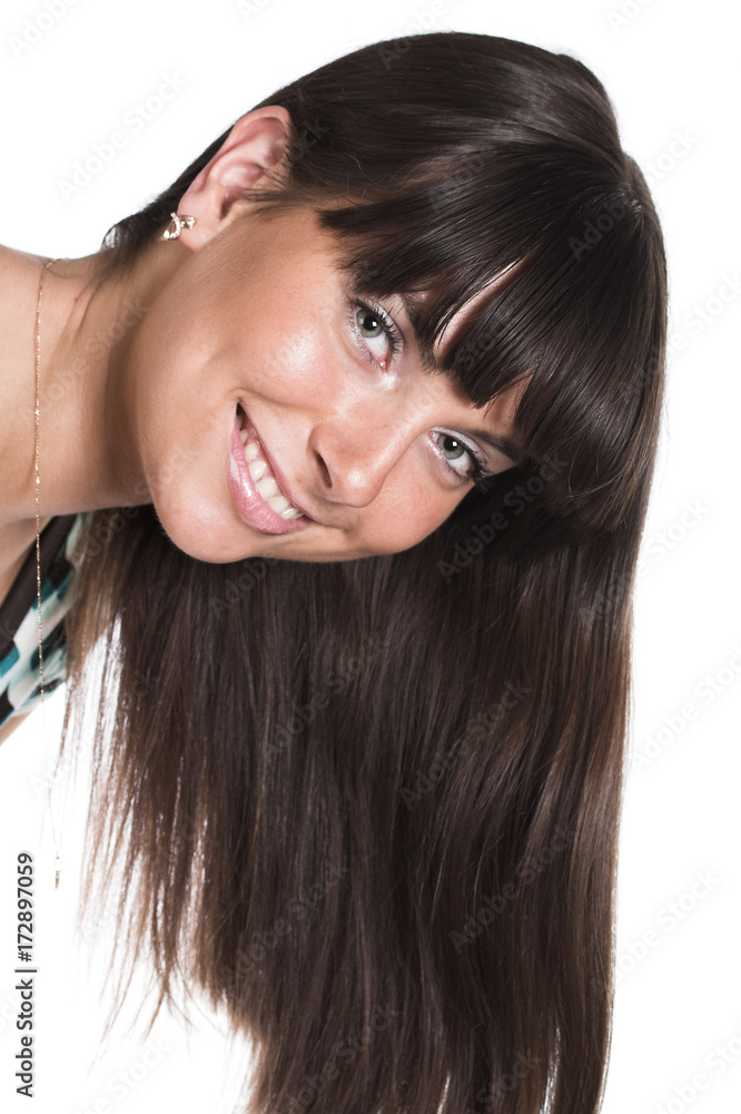 Naklejka premium Young beautiful woman