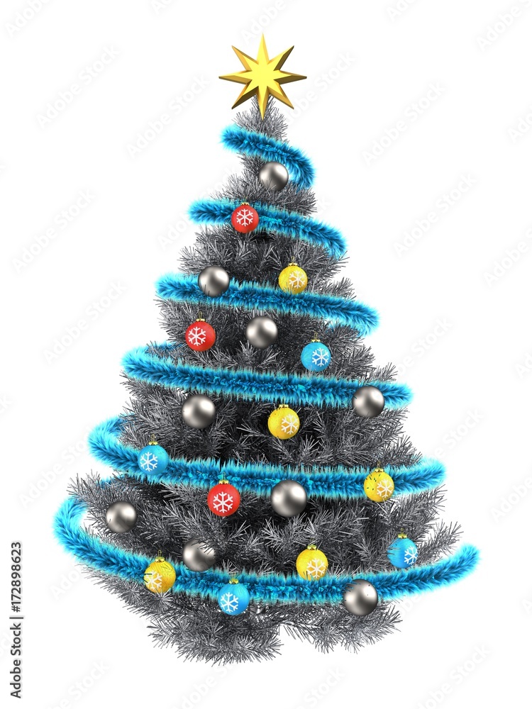 3d tinsel blue 3d tinsel blue