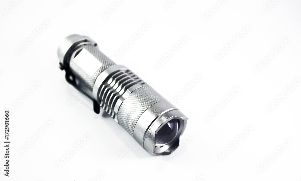 Torch flashlight led isolated in a white background Torch flashlight led isolated in a white background