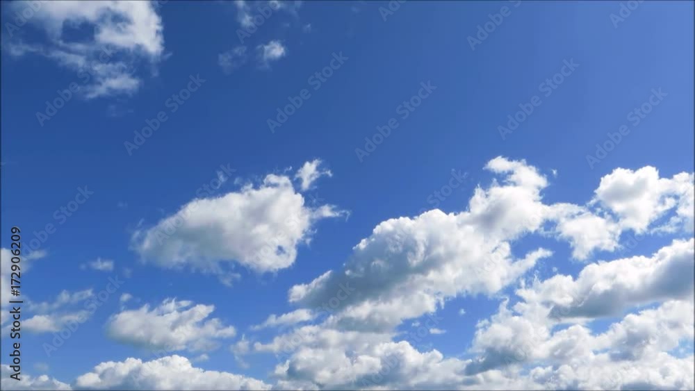 流れる雲 タイムラプス 青空 流れる雲 タイムラプス 青空