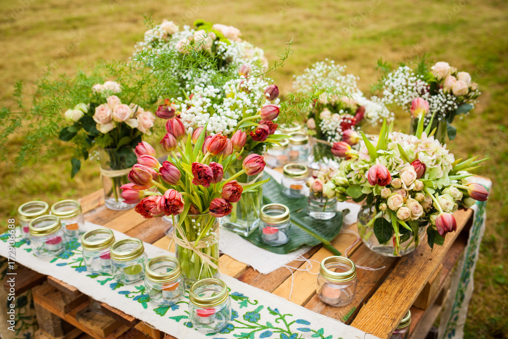 flowers table