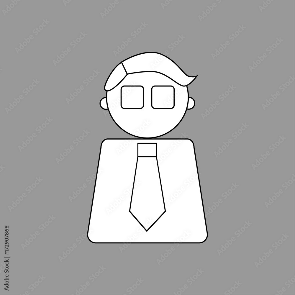 Businessman icon vector