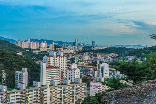 Canvas Print seoul city night, skyline, south korea