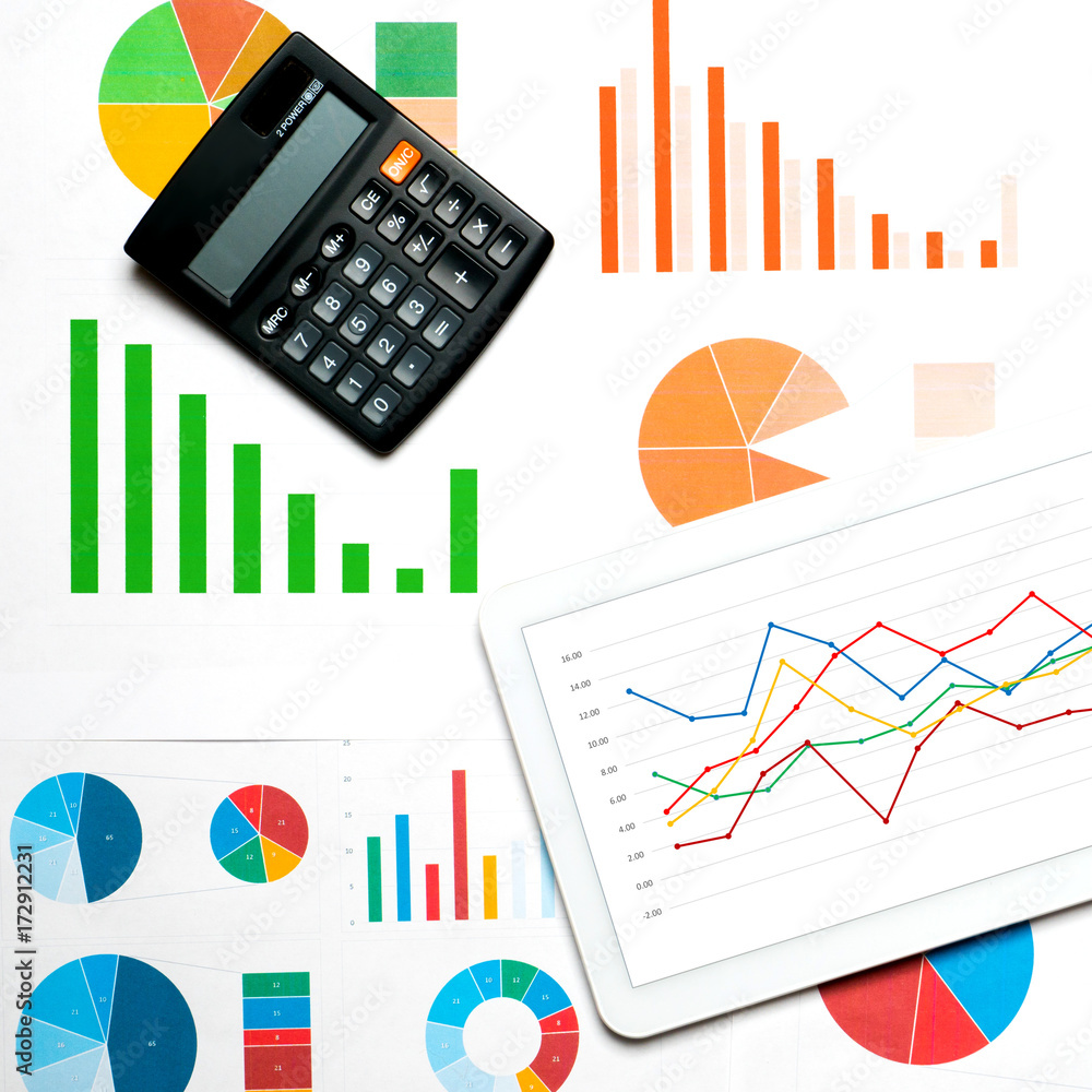 investment returns charts, business concept investment returns charts, business concept