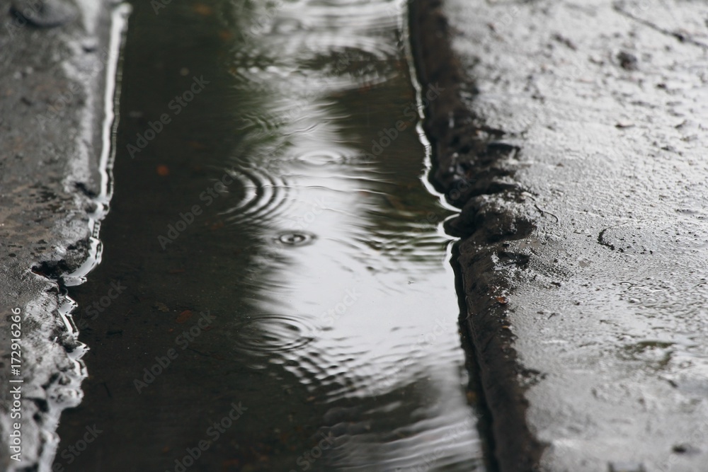 Obraz premium Water with light and shadow