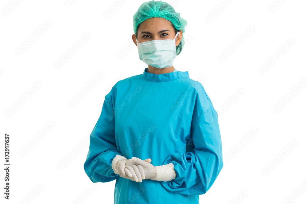 portrait medical doctor on white background portrait medical doctor on white background