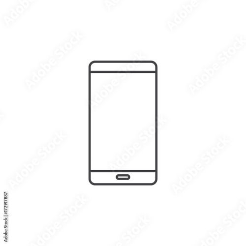 Vector of mobile phone icon