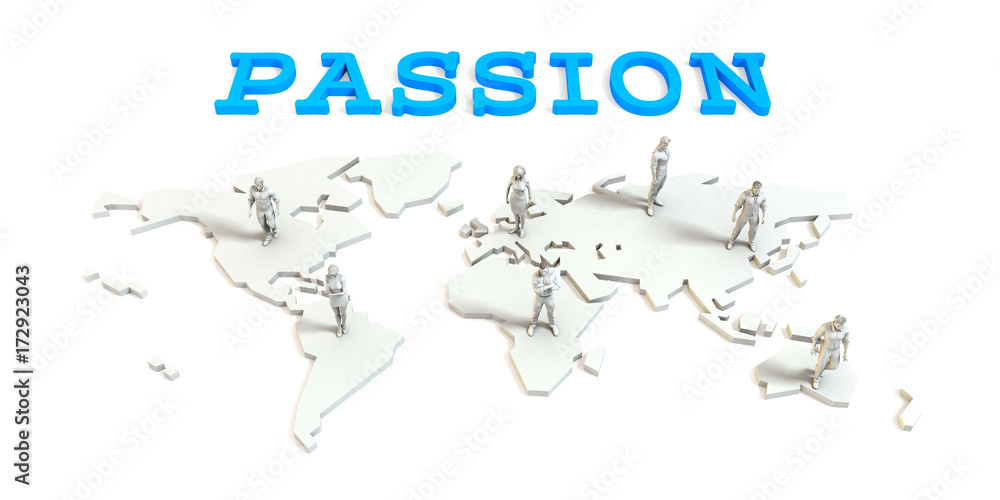 Obraz premium Passion Global Business