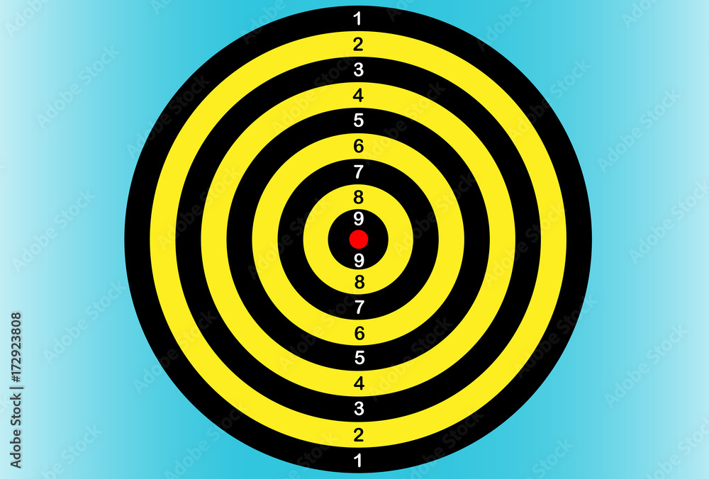 Darts. Dartboard. Vector illustration Darts. Dartboard. Vector illustration
