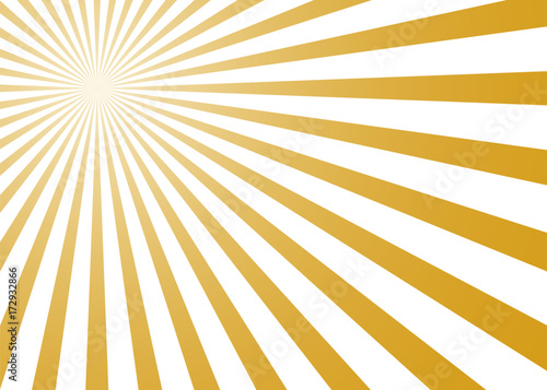 Abstract yellow sun rays background