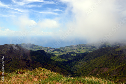 Peak of Pico da Vara (azores)