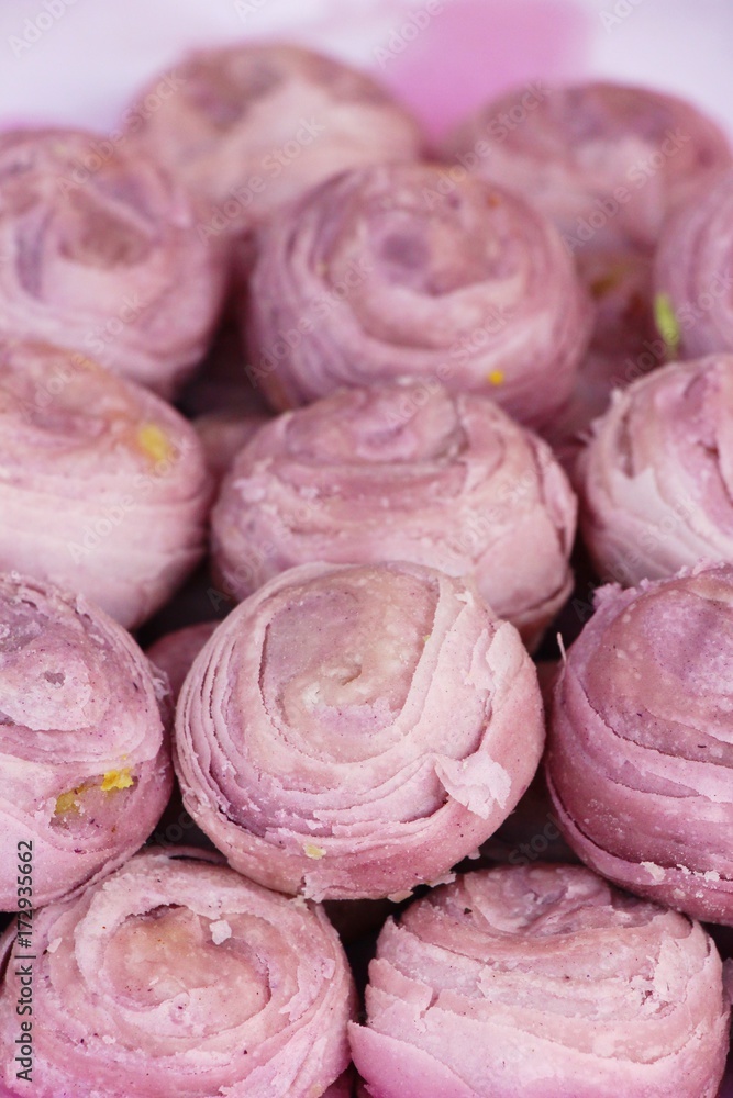 Obraz premium Festival moon cake - Chinese cake in market