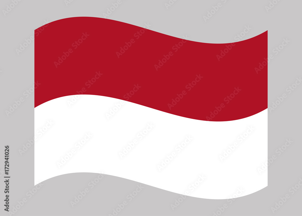 Indonesia flag. National flag of Indonesia, vector Indonesia flag. National flag of Indonesia, vector