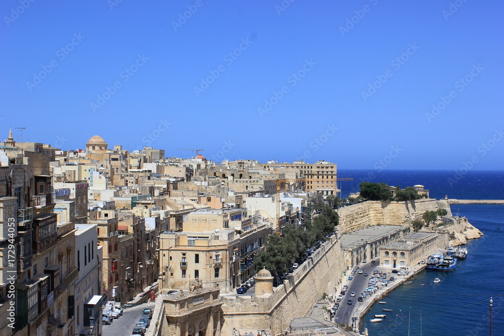 Malta: Blick auf die historische Altstadt von Valletta