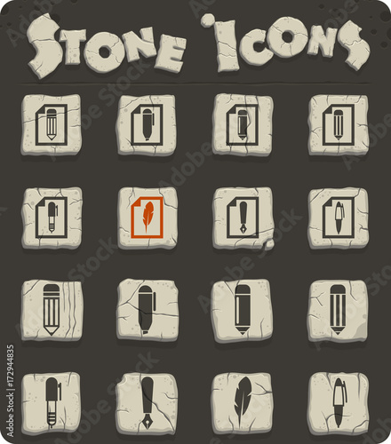 edit icon set