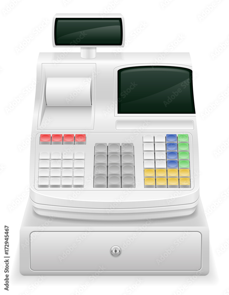 cash register stock vector illustration cash register stock vector illustration