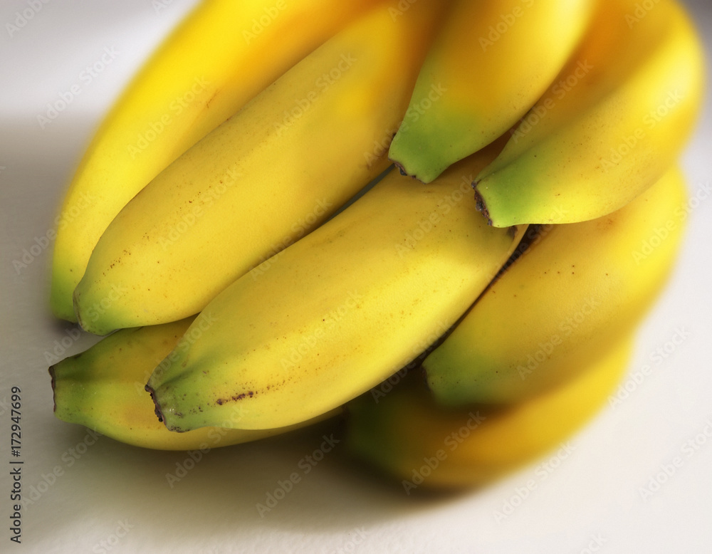 Bunch of fresh ripe bananas