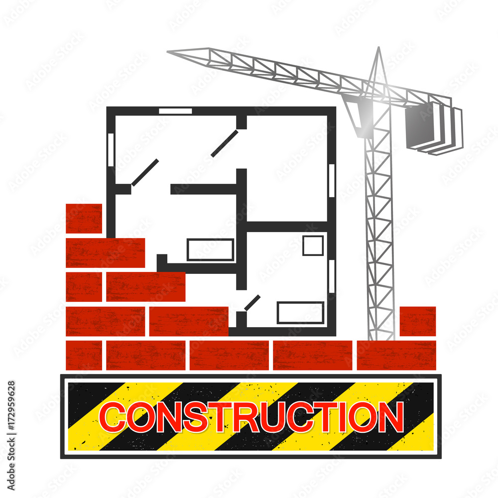 Construction and architecture symbol