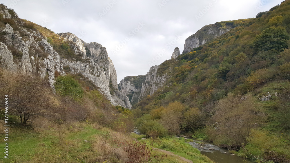Turda Gorge in Transylvania, Romania.