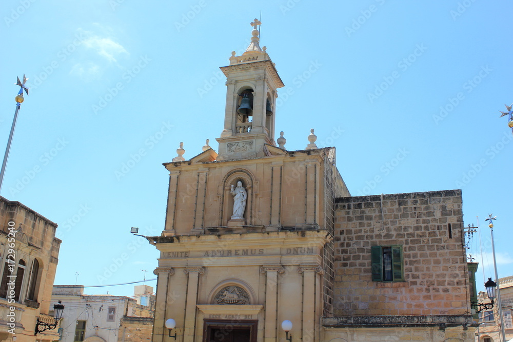 Malta: Kirche in der Altstadt von Victoria Rabat auf der Insel Gozo
