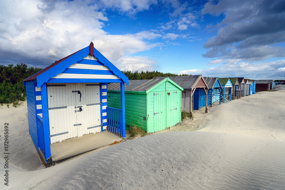 Colourful Beach Huts