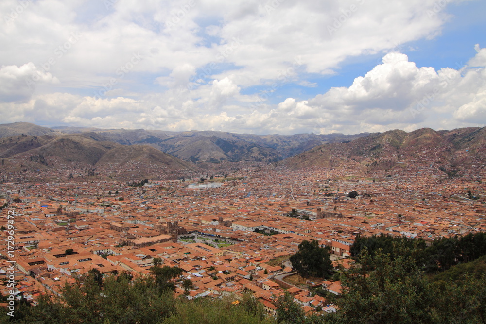 Cityscape of Cusco, Peru クスコの街並み