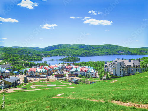Visiting the town of Mont-Tremblant, near Montreal
