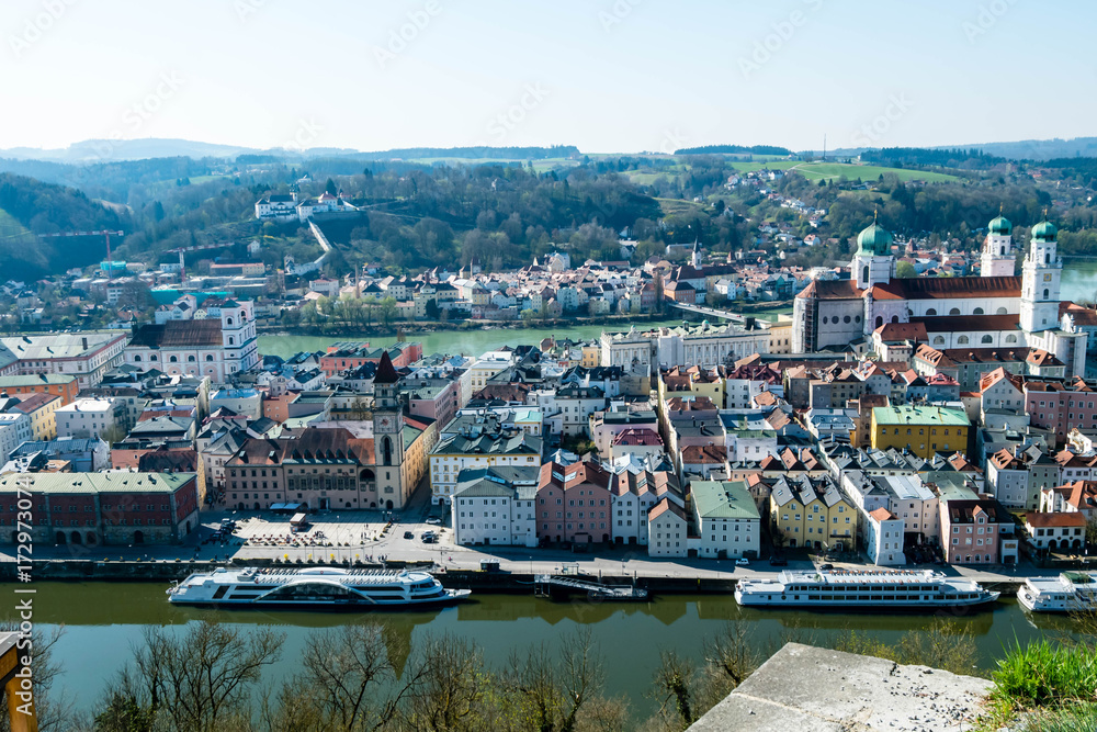 Passau Panorama Dreiflussstadt