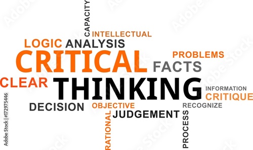word cloud - critical thinking