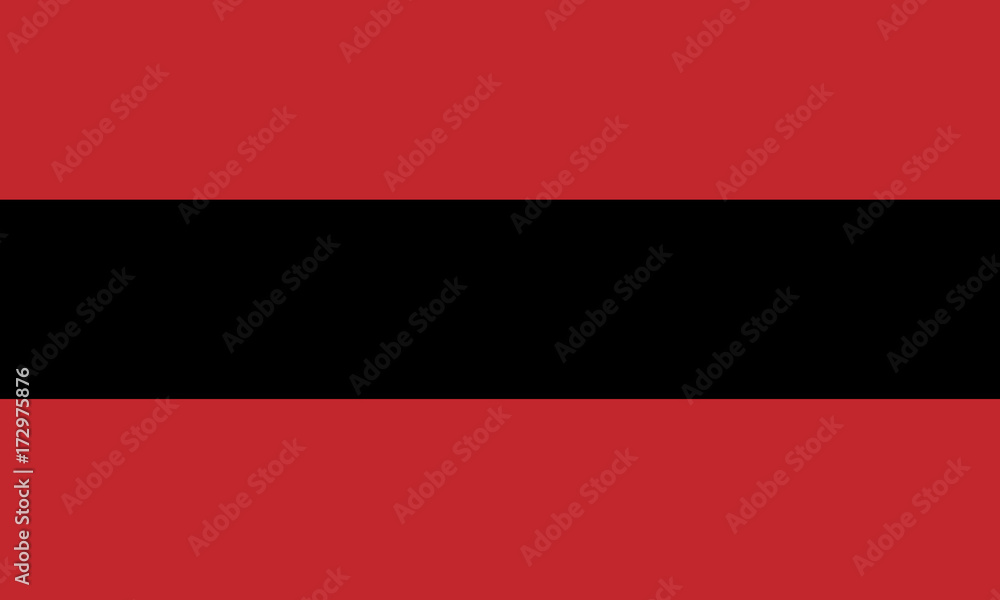 Fahne rot-schwarz-rot-schwarz-rot Gr. 150/250 cm
