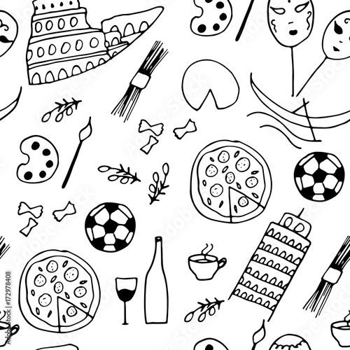 Symbols of Italy.