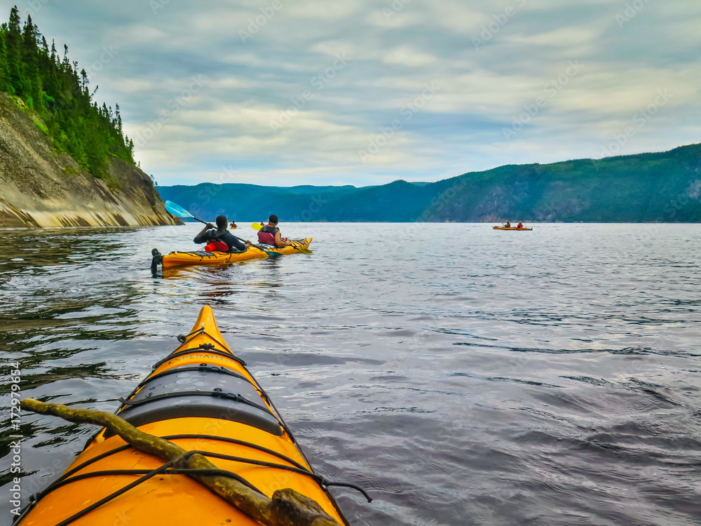 Fototapeta premium Road-tripping in Quebec region - Saguenay