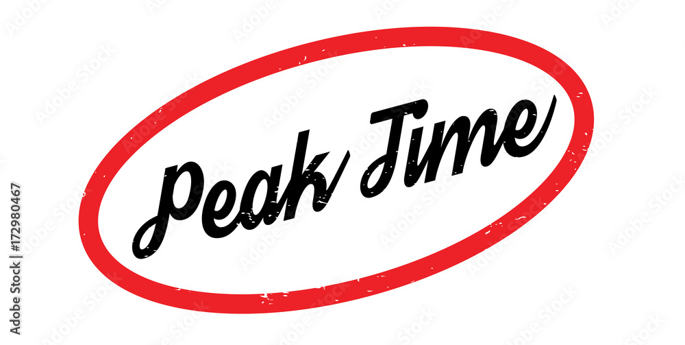 Peak Time rubber stamp. Grunge design with dust scratches. Effects can be easily removed for a clean, crisp look. Color is easily changed. Peak Time rubber stamp. Grunge design with dust scratches. Effects can be easily removed for a clean, crisp look. Color is easily changed.