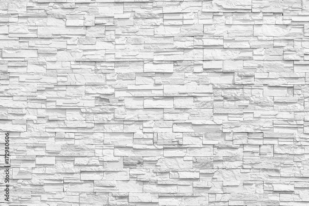 Surface White Wall Of Stone Wall Gray Tones For Use As Background The