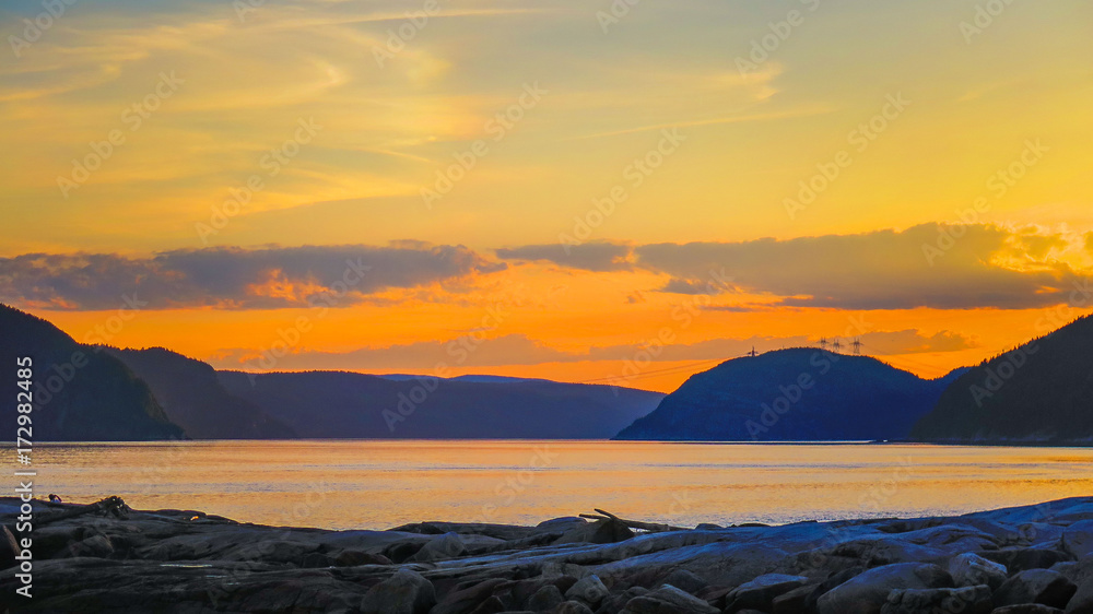 Obraz premium Road-tripping in Quebec region - Tadoussac