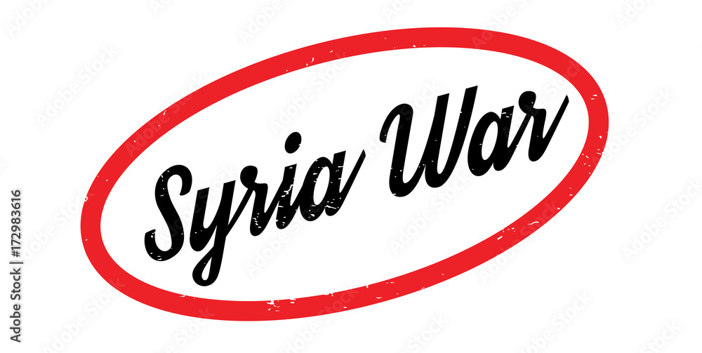 Syria War rubber stamp. Grunge design with dust scratches. Effects can be easily removed for a clean, crisp look. Color is easily changed. Syria War rubber stamp. Grunge design with dust scratches. Effects can be easily removed for a clean, crisp look. Color is easily changed.