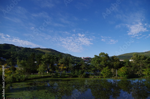 白樺湖 湖畔