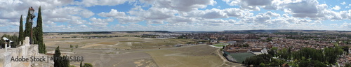 Vista panorámica de tierra de campos, Palencia