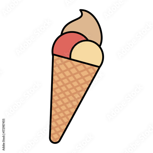 ice cream isolated icon