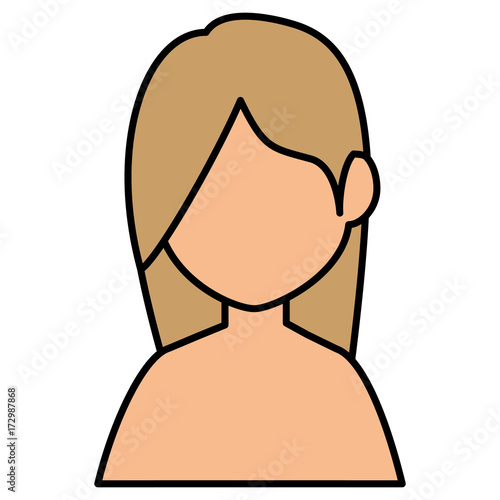 beautiful woman shirtless avatar character