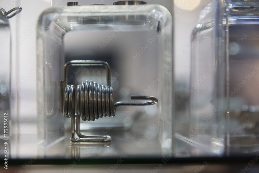 Close up tube or coil of heat exchanger Close up tube or coil of heat exchanger