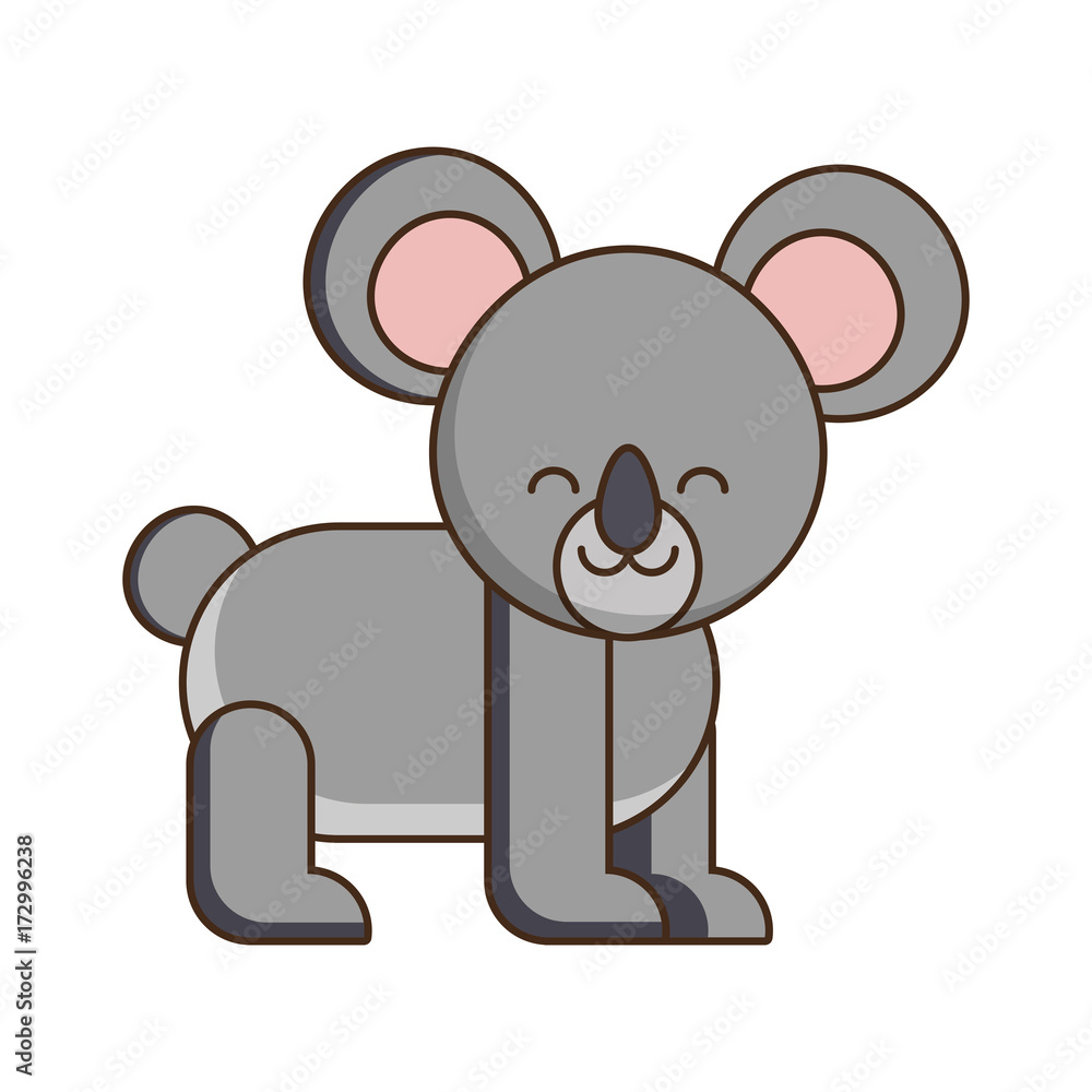 Naklejka premium cute koala icon