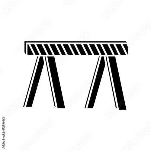 Construction barrier tool icon vector illustration graphic design